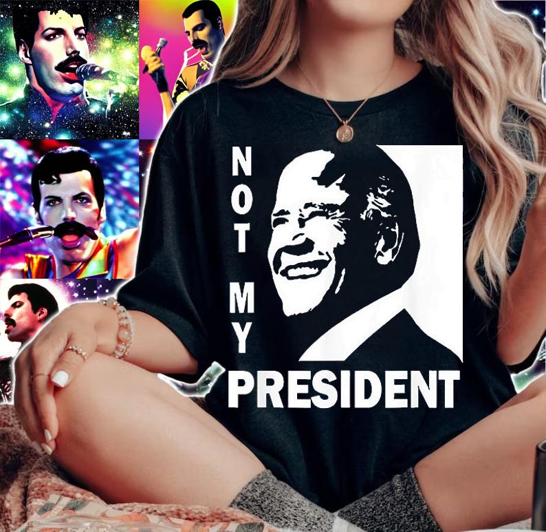 Not My President Joe Biden 2024 Poster T-Shirt t-shirt