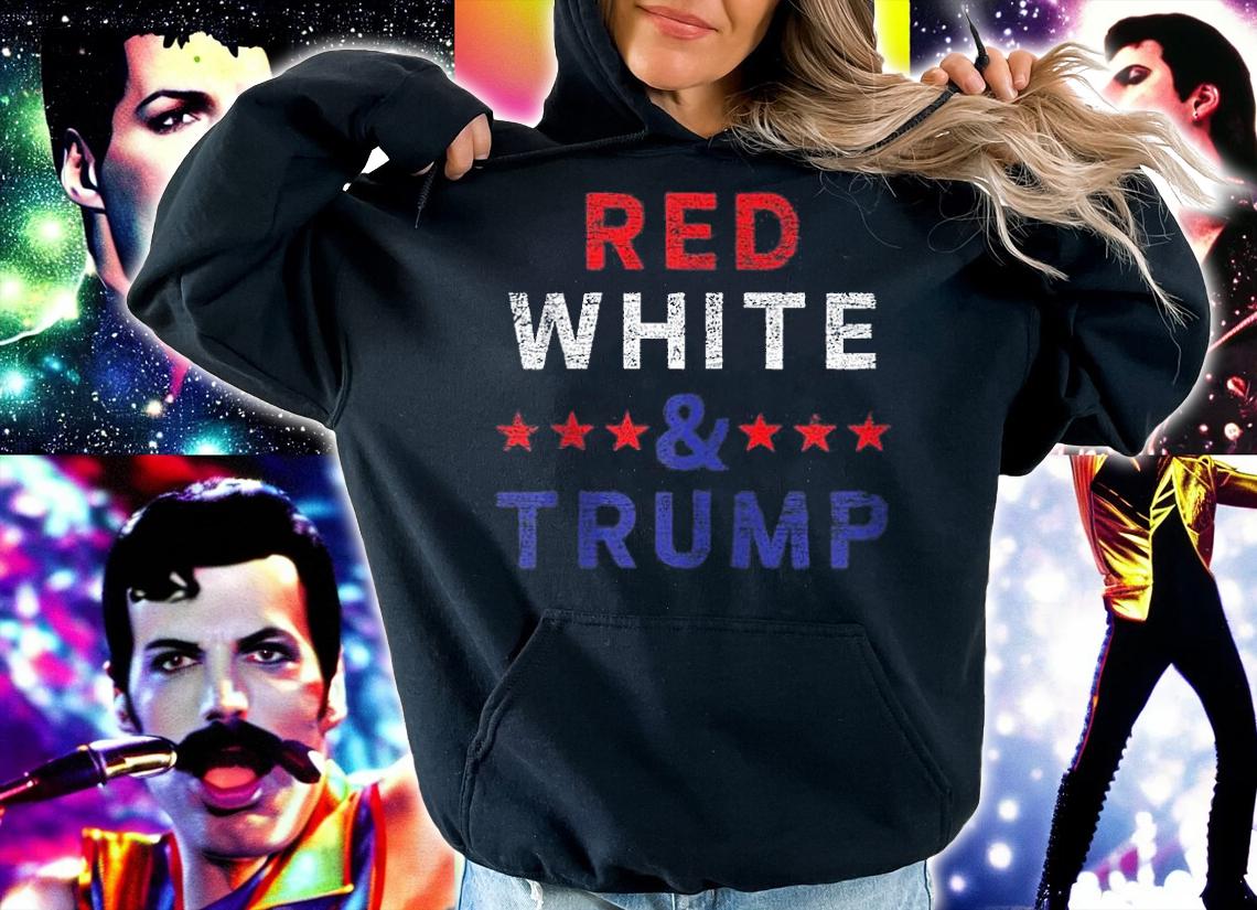 Red White And Trump Usa Flag Election Donald Trump USA Flag T-Shirt t-shirt hoodie