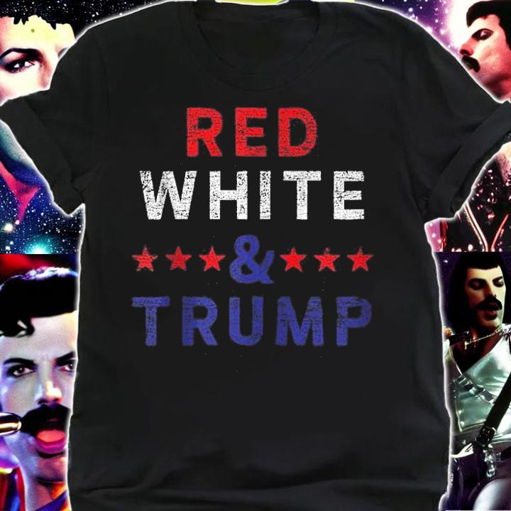 Red White And Trump Usa Flag Election Donald Trump USA Flag T-Shirt t-shirt shirt