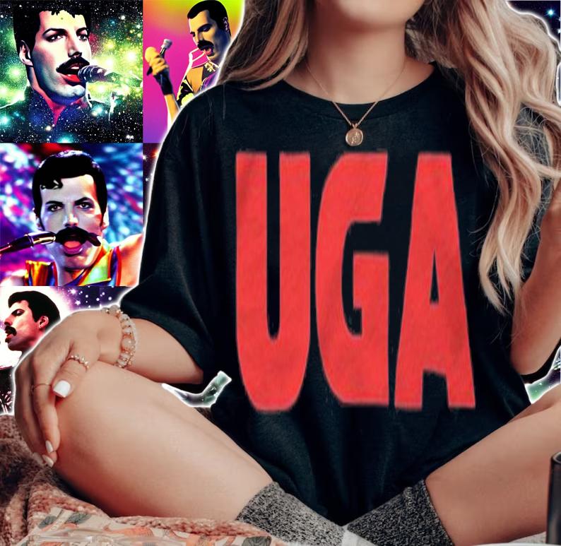 University of Georgia Bulldogs UGA logo T-shirt t-shirt woman shirt
