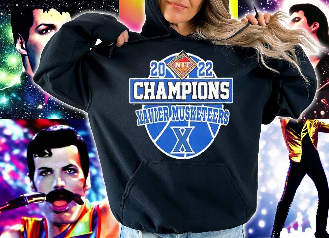 Xavier Musketeers Wins NIT 2022 Champions NBA T-Shirt t-shirt hoodie