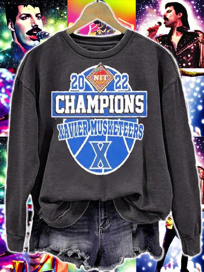 Xavier Musketeers Wins NIT 2022 Champions NBA T-Shirt t-shirt sweatshirt