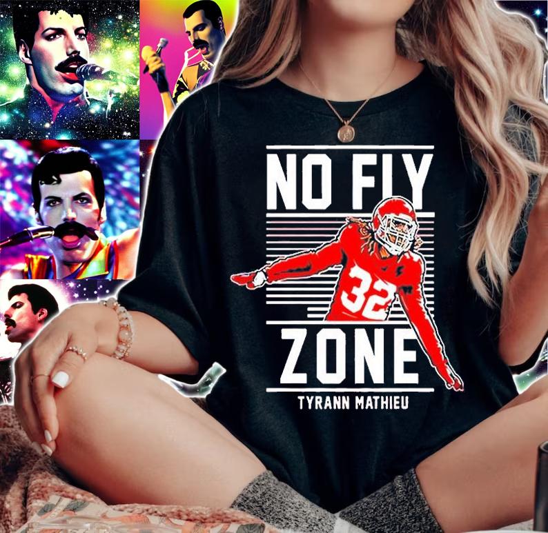 No Fly Zone Tyrann Mathieu 2022 N Orleans Saints NFL T-Shirt t-shirt