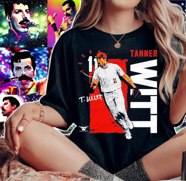 Tanner Witt Vintage Baseball Shirt t-shirt woman shirt