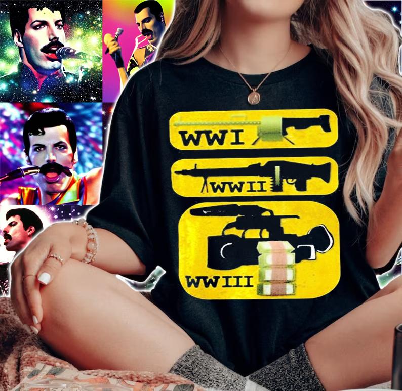 We Are Change Merch The Coming Battle Ww1 Ww2 Ww3 T-Shirt t-shirt
