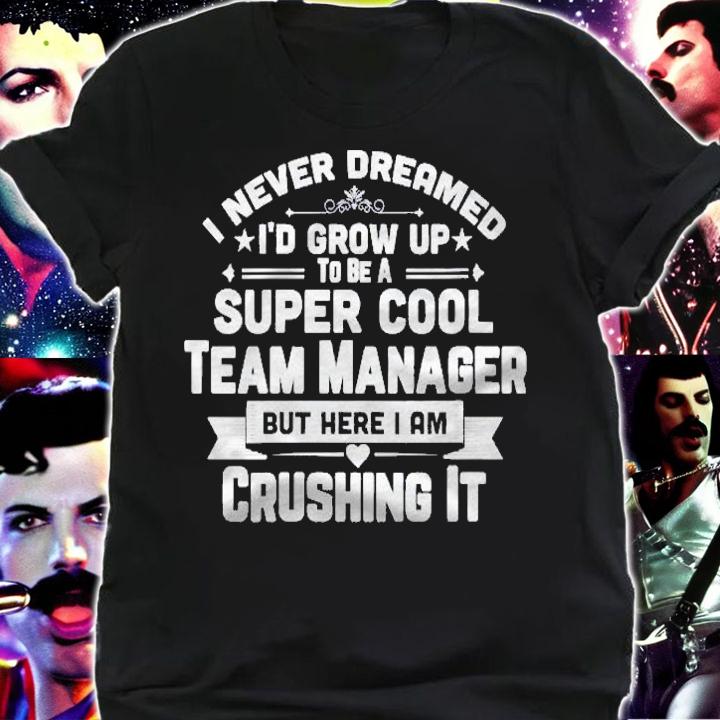 Womens Super Cool Team Manager Funny Baseball Soccer Gift Shirt t-shirt shirt