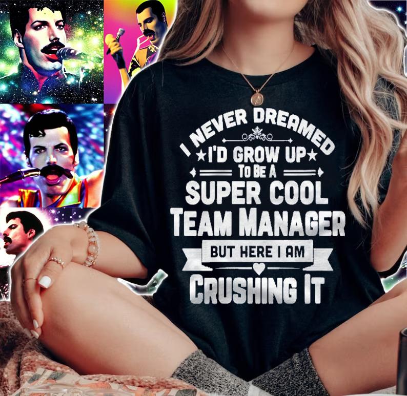 Womens Super Cool Team Manager Funny Baseball Soccer Gift Shirt t-shirt woman shirt