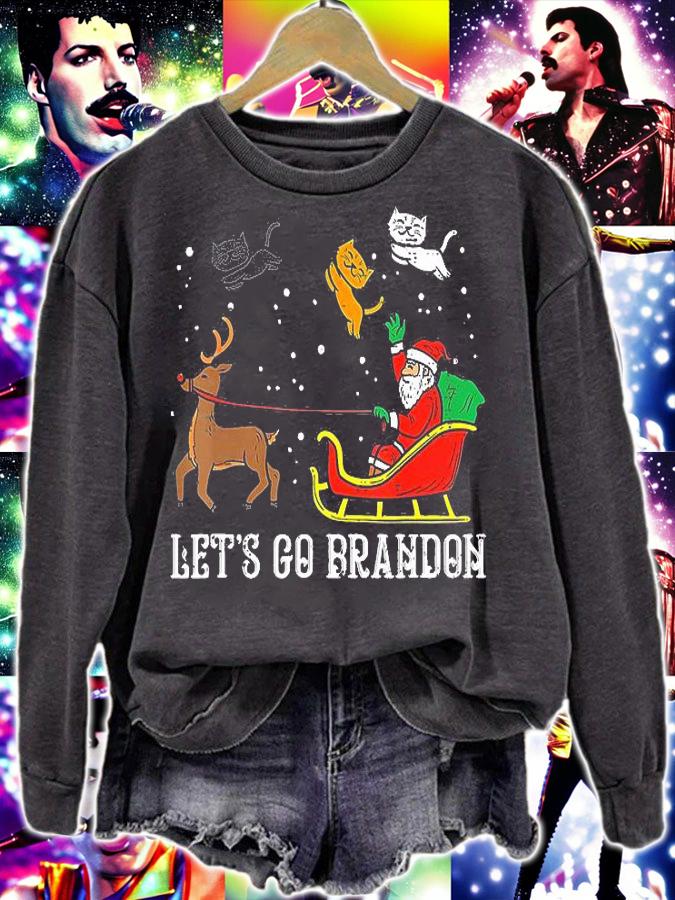 Christmas Let's Go Branson Brandon Shirt Santa Claus Xmas T-Shirt t-shirt sweatshirt