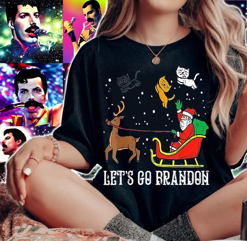 Christmas Let's Go Branson Brandon Shirt Santa Claus Xmas T-Shirt t-shirt woman shirt