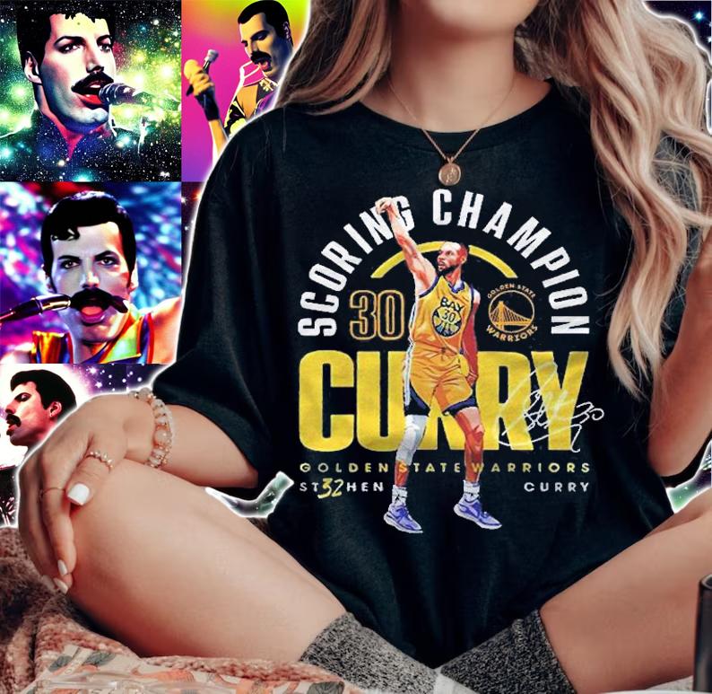 Golden State Warriors Stephen Curry 2021 Nba Scoring Champion Shirt t-shirt woman shirt