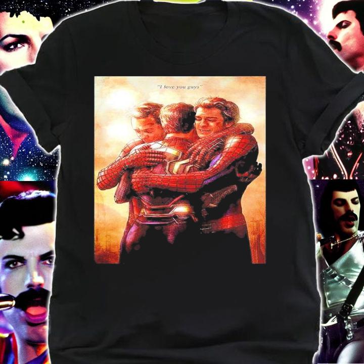I love you guys the hug 3 Spider Man shirt t-shirt shirt