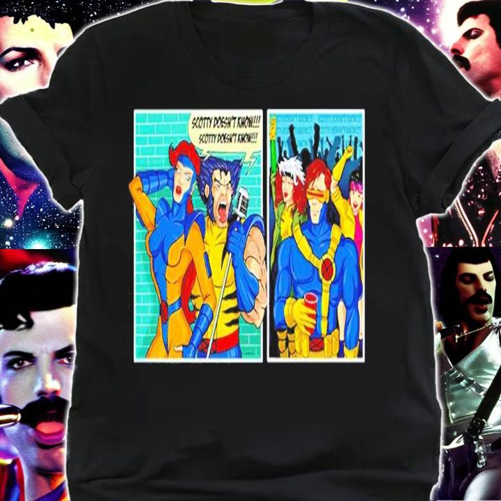 Jean Grey And Performance Scotty Doesn't Know Mashup Xmen Shirt t-shirt