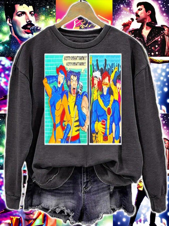 Jean Grey And Performance Scotty Doesn't Know Mashup Xmen Shirt t-shirt