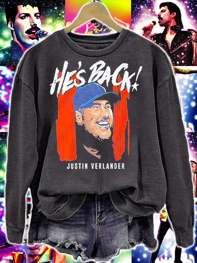 Justin Verlander Jv's He Back T-Shirt t-shirt