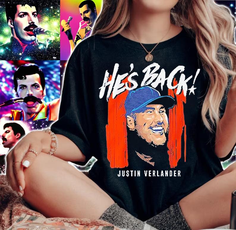 Justin Verlander Jv's He Back T-Shirt t-shirt