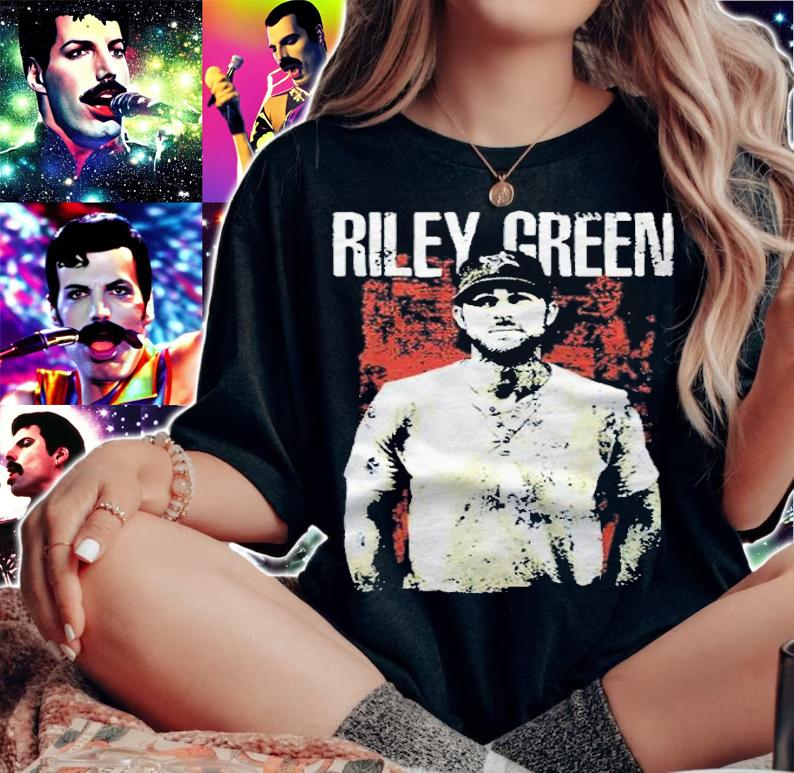 Riley Green 2021 photo T-shirt t-shirt woman shirt