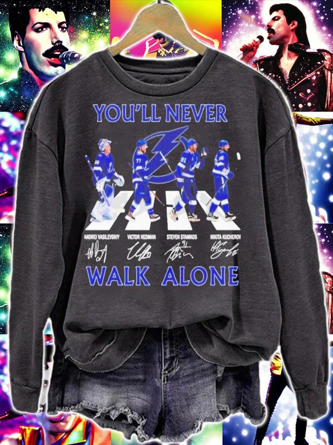 Tampa Bay Lightning You'll Never Walk Alone Abbey Road Signatures Shirt t-shirt sweatshirt