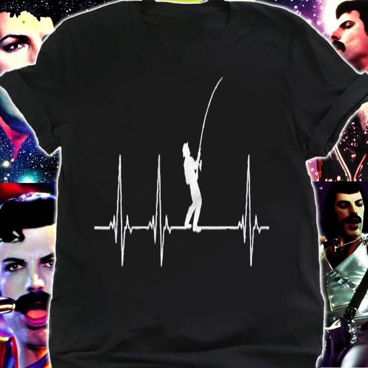 Fishing Heartbeat Fisherman Gift Shirt t-shirt shirt