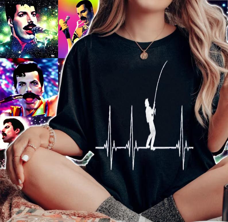 Fishing Heartbeat Fisherman Gift Shirt t-shirt woman shirt