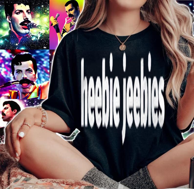 Funny Nervous Feeling Scary Phobic Heebie Jeebies Shirt t-shirt
