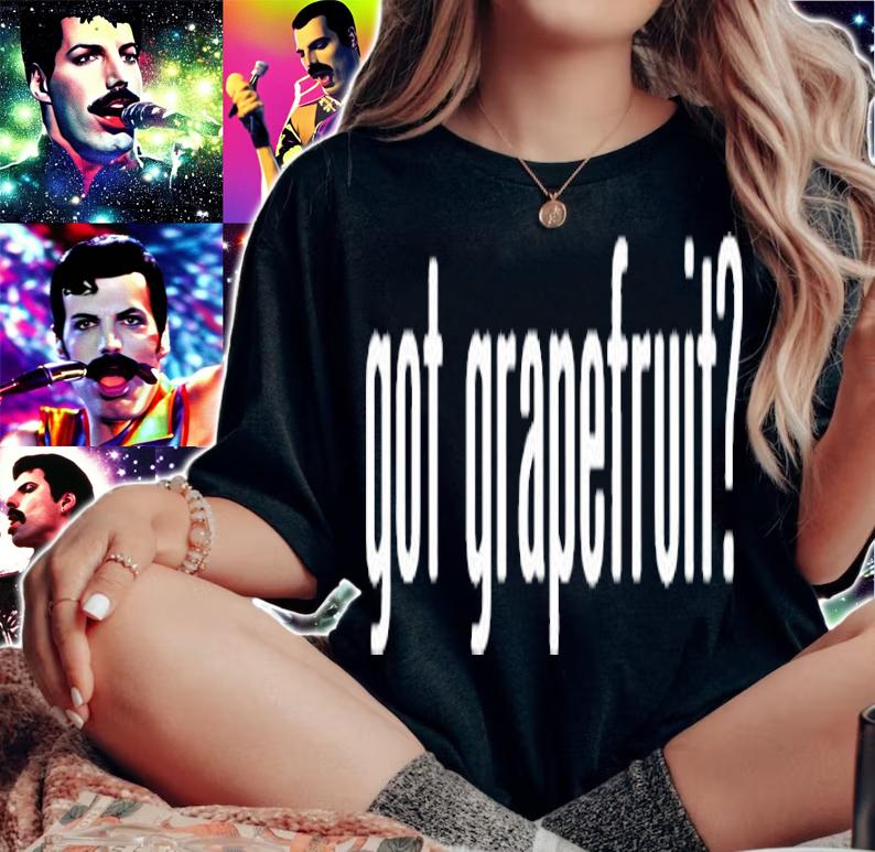 Got Grapefruit Vintage Retro College Arch Funny T-Shirt t-shirt woman shirt