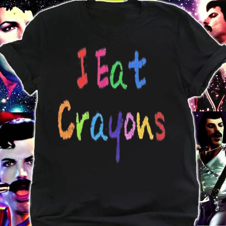 I Eat Crayons Funny Drawing Painting Kids Children Shirt t-shirt shirt