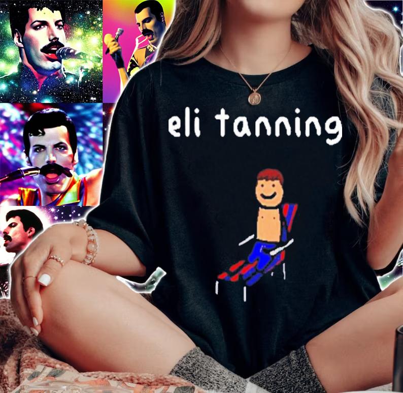 Playoff Paint Eli Tanning Manning Shirt t-shirt