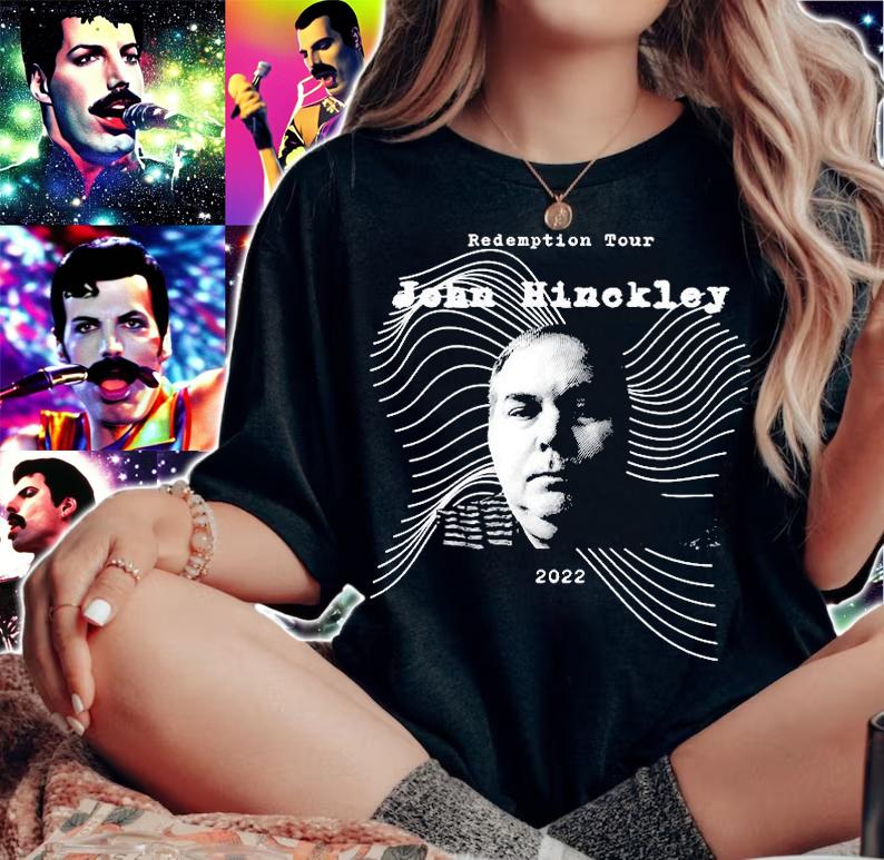 Redemption Tour John Hinckley 2022 T-Shirt t-shirt woman shirt