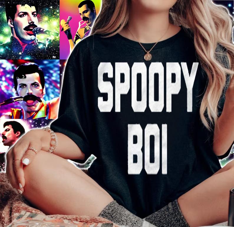 Spoopy Boi Funny Saying Sarcastic Novelty Humor Cool Shirt t-shirt woman shirt