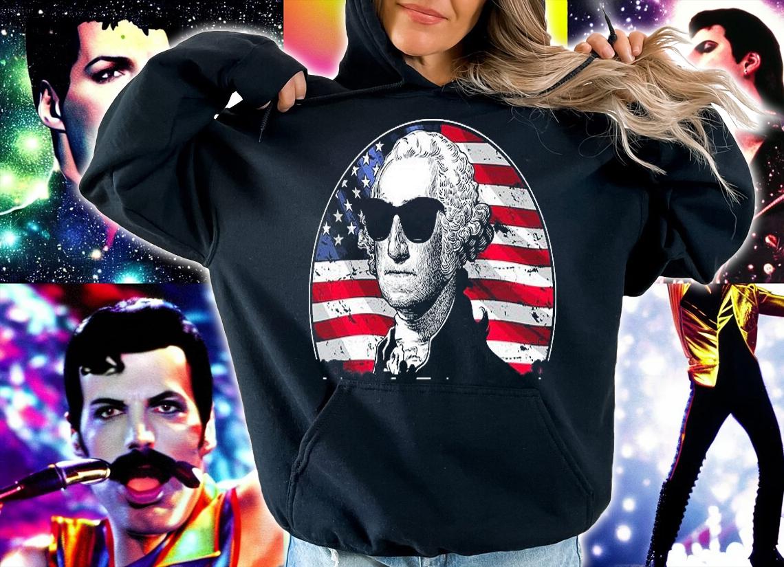 Suck It England George Washington 1776 US Flag Vintage T-Shirt t-shirt