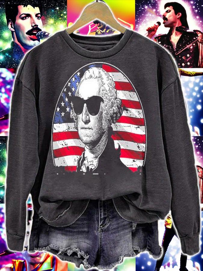 Suck It England George Washington 1776 US Flag Vintage T-Shirt t-shirt