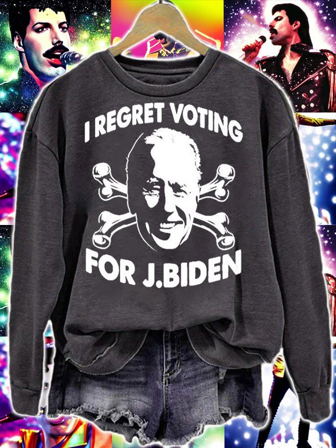 I Regret Voting For Joe Biden T-Shirt t-shirt sweatshirt