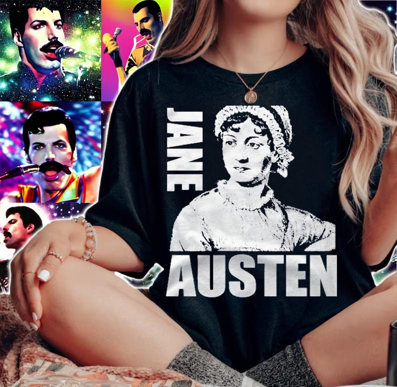 Jane Austen Relaxed Fit Shirt t-shirt woman shirt