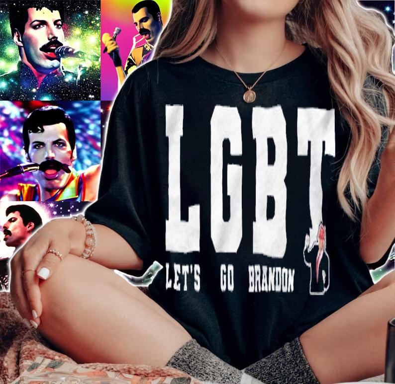LGBT let's go brandon shirt t-shirt woman shirt