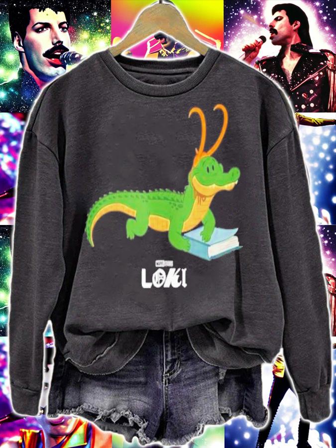 Marvel Loki Alligator Loki Variant Book Reader Shirt t-shirt sweatshirt