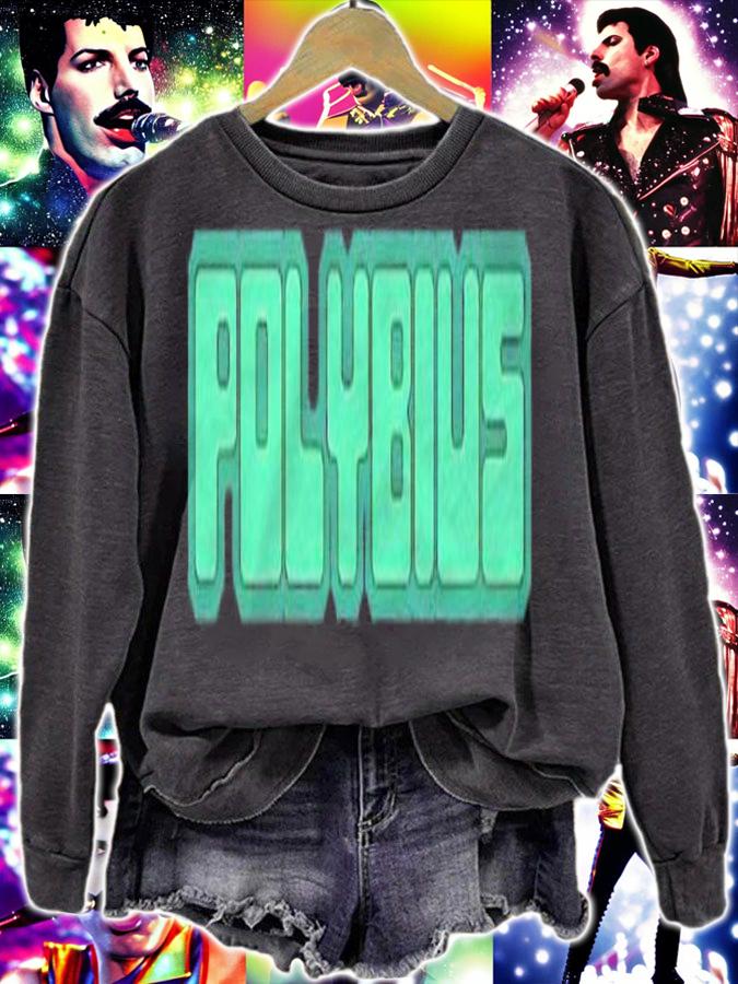 Mysterious Conspiracy Polybius Logo Pullover Shirt t-shirt