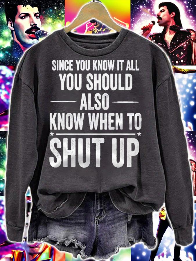 Since You Know It All Funny Meme Joke Shut Up Shirt t-shirt