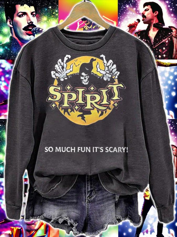 Spirit so much fun it's scary Halloween T-shirt t-shirt sweatshirt