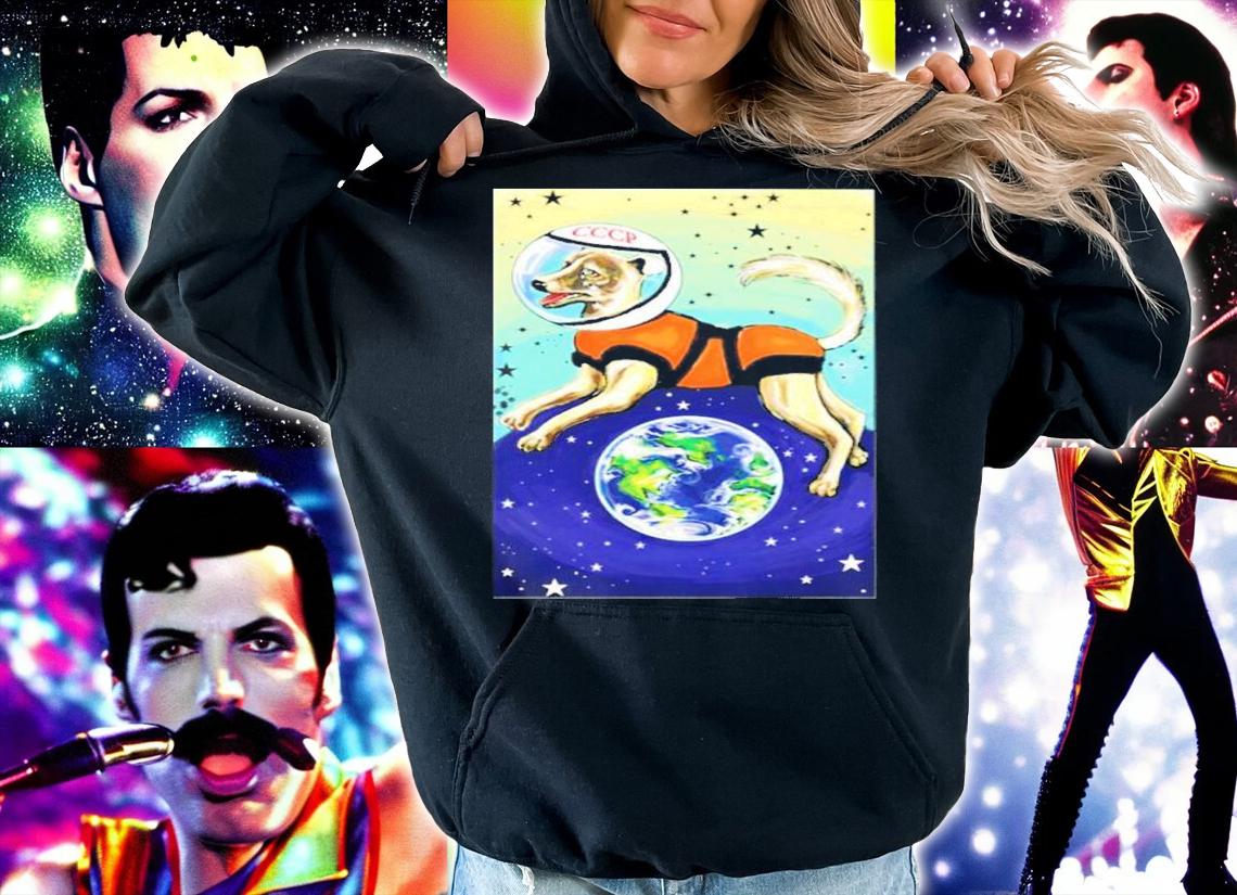 Stratonaut Laika CCCP Space Dog Shirt t-shirt