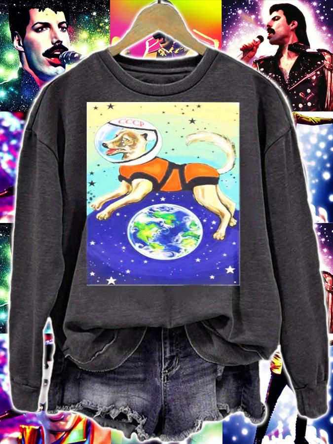 Stratonaut Laika CCCP Space Dog Shirt t-shirt