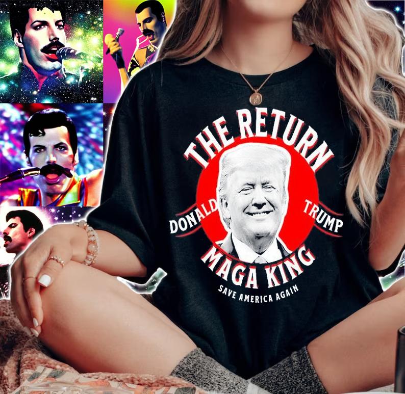 The Return Donald Trump Maga King Save America Again T-Shirt t-shirt woman shirt