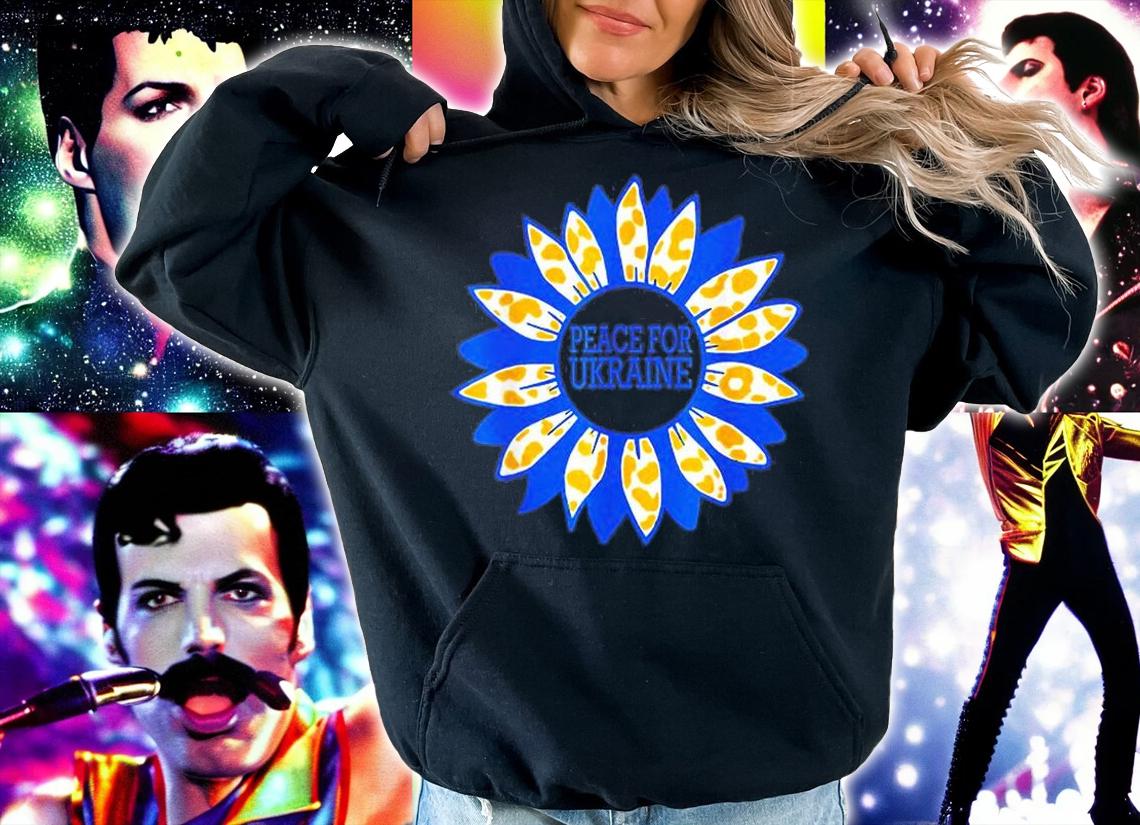 Ukraine Sunflower Stand With Ukraine Peace For Ukraine T-Shirt t-shirt