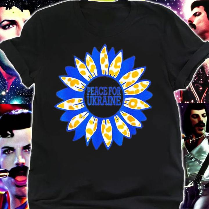 Ukraine Sunflower Stand With Ukraine Peace For Ukraine T-Shirt t-shirt