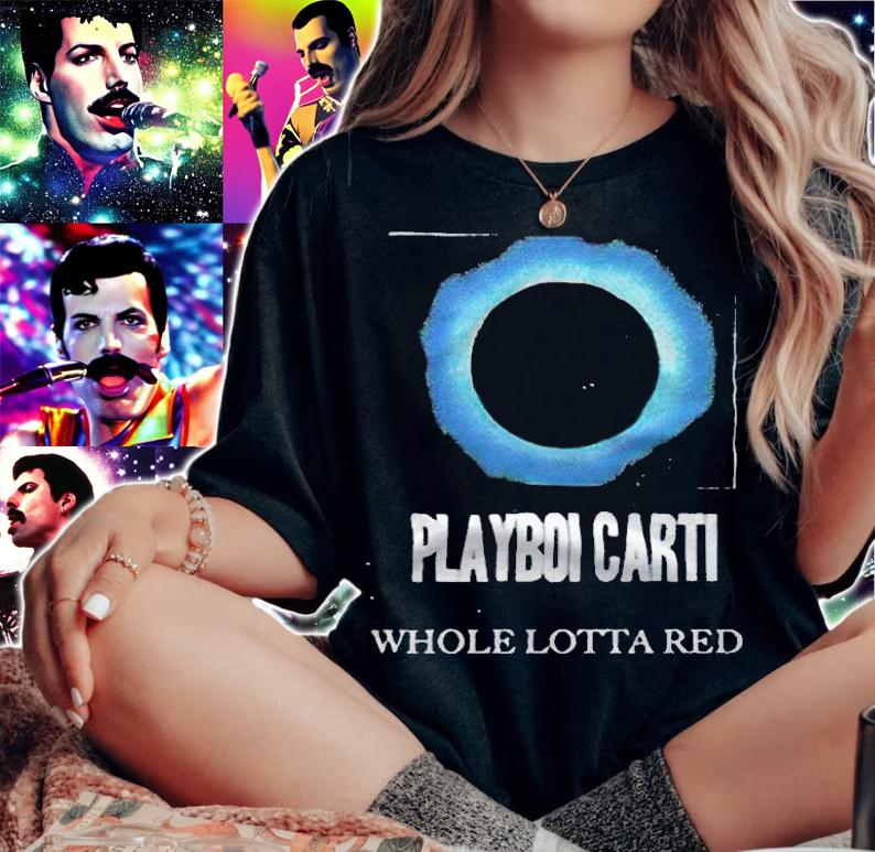 Falling In Reverse Playboi Carti Whole Lotta Red T-shirt t-shirt woman shirt