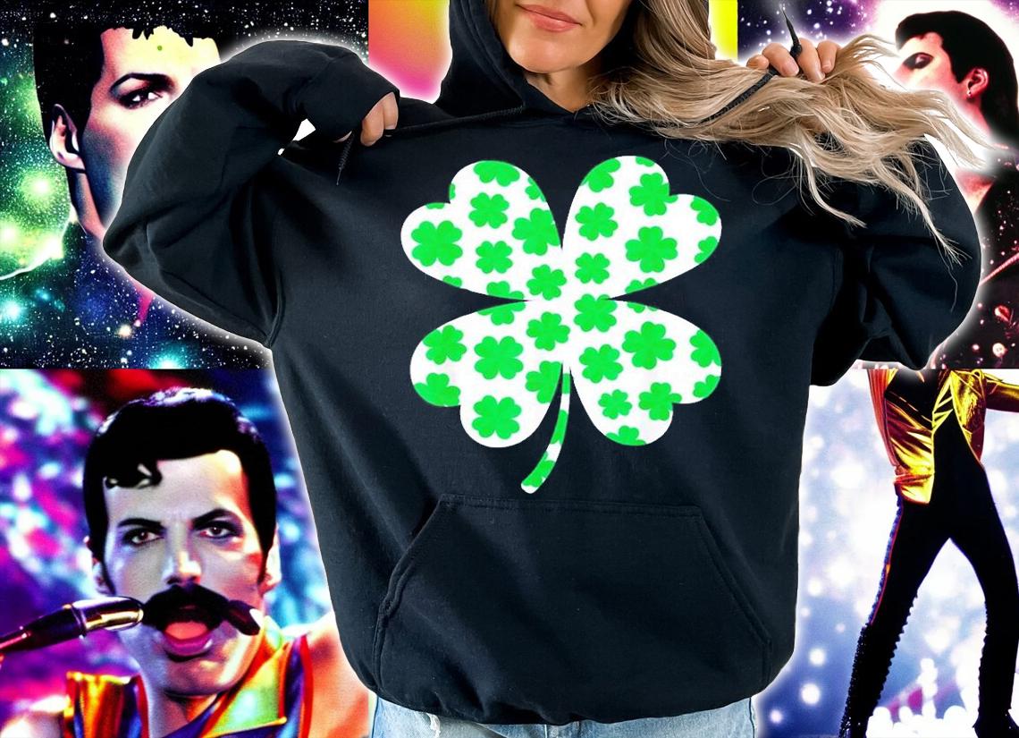 Glitter Clover Shamrock St Patrick's Day T-Shirt t-shirt