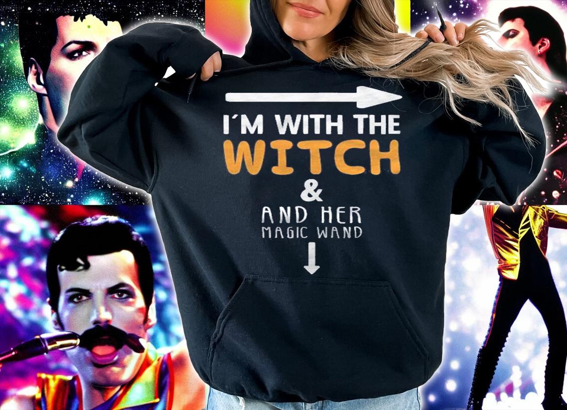 IM With The Witch Couples Costume For Halloween Shirt t-shirt hoodie
