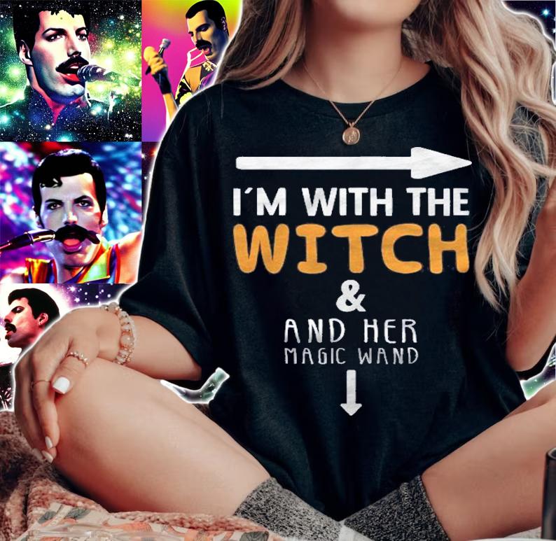 IM With The Witch Couples Costume For Halloween Shirt t-shirt woman shirt