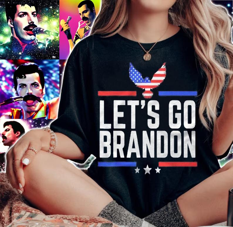 Lets Go Brandon Fake News Biden Chant Awakened Patriot Shirt t-shirt
