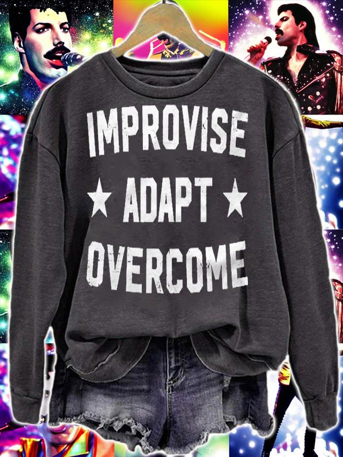 Military Motto Improvise Adapt Overcome Veterans Day Shirt t-shirt sweatshirt