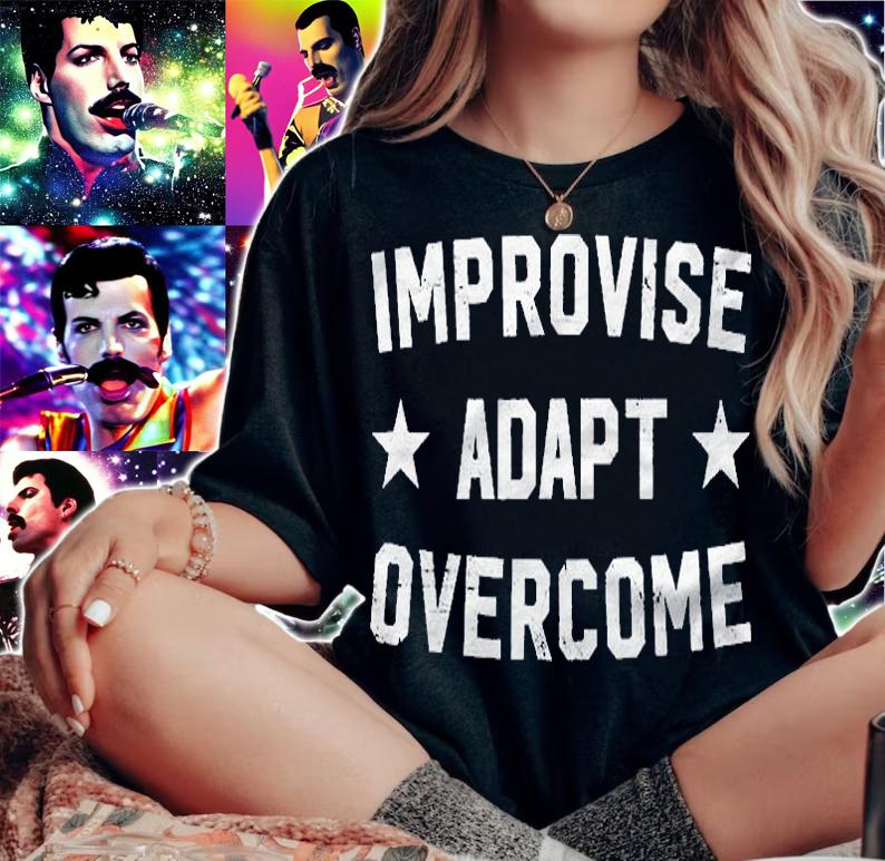 Military Motto Improvise Adapt Overcome Veterans Day Shirt t-shirt woman shirt